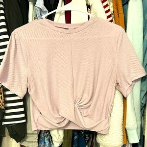 H&M Divided Lavender Crop Top